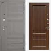 Входная металлическая дверь Forma 03 (шато латте/орех бренди)