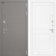 Входная металлическая дверь Forma 11 (шато латте/белый софт)
