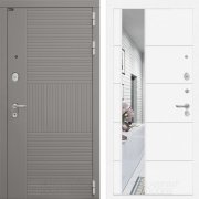 Входная металлическая дверь Forma 19 (шато латте/зеркало белый софт)