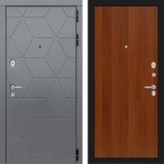 Входная металлическая дверь Cosmo 05 (графит софт/итальянский орех)