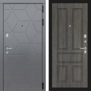 Входная металлическая дверь Cosmo 10 (графит софт/дуб филадельфия графит)