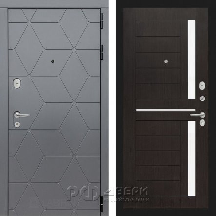 Входная металлическая дверь Cosmo 02 (графит софт/венге)