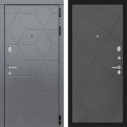 Входная металлическая дверь Cosmo 24 (графит софт/графит софт)