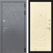 Входная металлическая дверь Cosmo 23 (графит софт/шампань софт)
