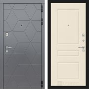 Входная металлическая дверь Cosmo 03 (графит софт/крем софт)