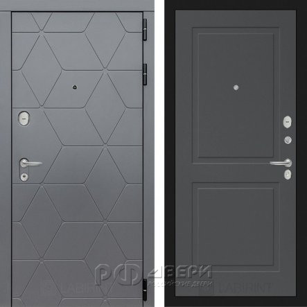 Входная металлическая дверь Cosmo 11 (графит софт/графит софт)