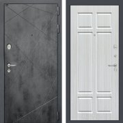 Входная металлическая дверь LOFT 08 (Бетон темный/Кристалл вуд)