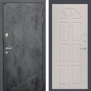 Входная металлическая дверь Loft 15 (бетон темный/алмон 25)