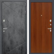 Входная металлическая дверь Loft 05 (бетон темный/итальянский орех)