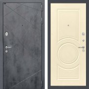 Входная металлическая дверь Loft 23 (бетон темный/шампань софт)