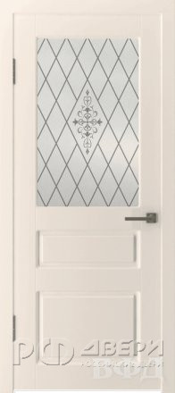 Межкомнатная дверь Chester ПО (Ivory/White art)