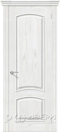 Межкомнатная дверь Белая Амальфи ПГ (жемчуг)