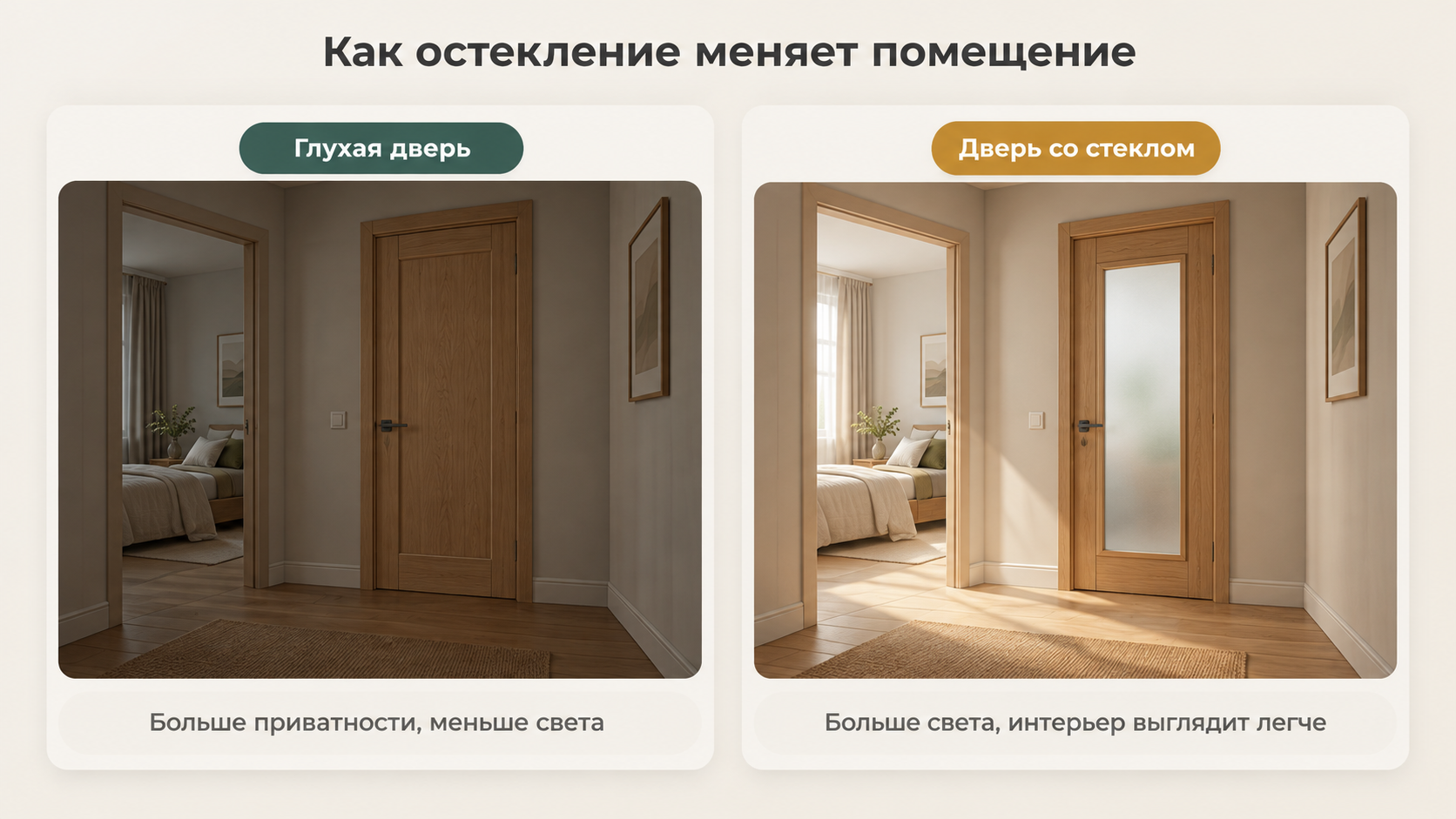 Как остекление влияет на свет и приватность