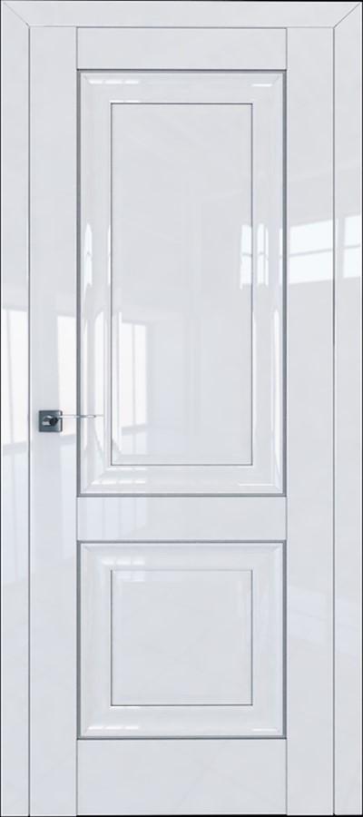 Межкомнатная дверь глянцевая Profil Doors 27L (Белый Люкс) купить ...