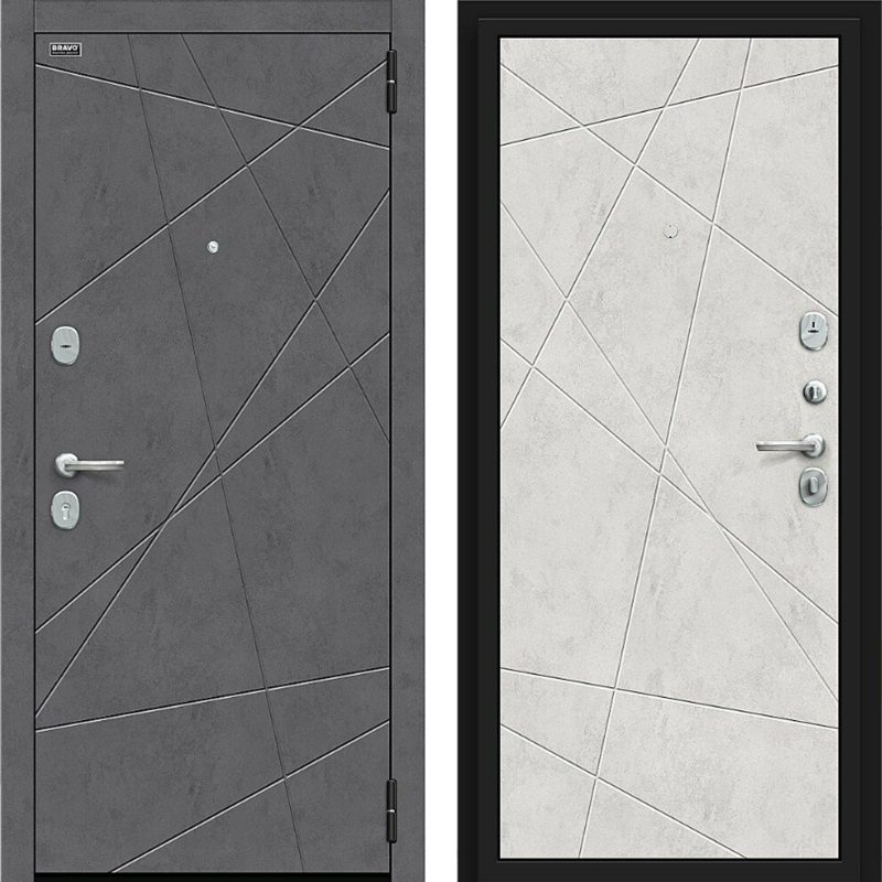 Входная металлическая дверь Граффити-5.5 Kale (Slate Art/Look Art ...