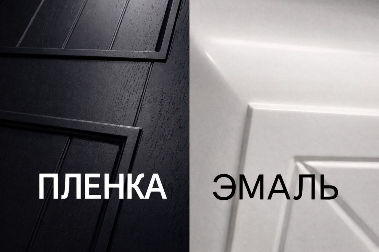 Межкомнатные двери эмаль или пленка