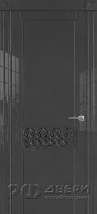 Межкомнатная дверь 2.87U ПГ (Эмаль графитовая глянцевая)