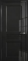 Межкомнатная дверь 2.71U ПГ (Эмаль черная глянцевая)