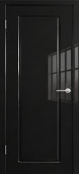 Межкомнатная дверь 2.84U ПГ (Эмаль черная глянцевая)