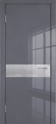 Межкомнатная дверь 21L ПГ (Эмаль манхэттен глянцевая)