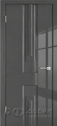 Межкомнатная дверь 22L ПГ (Эмаль графитовая глянцевая)