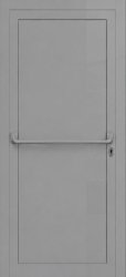 Алюминиевая дверь противопожарная AL3 ПГ EIW-30 (RAL 9006)