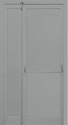 Алюминиевая дверь противопожарная AL3 ДГ EIW-60 (RAL 9006)