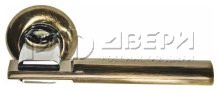 Ручка для межкомнатной двери V75Q (Античная бронза)