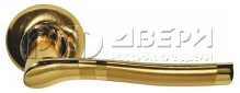 Ручка для межкомнатной двери V77C (Матовое золото)