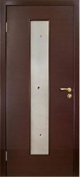 Межкомнатная дверь Плаза ПО (Венге/Фьюзинг)