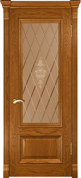 Межкомнатная дверь Фараон 1 ПО (Дуб Золотистый)