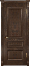 Межкомнатная дверь Фараон-2 Глухая (Дуб Мореный)