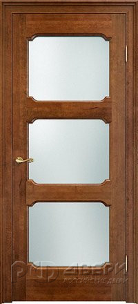 Межкомнатная дверь ОЛ 7_3 ПО (Коньяк)