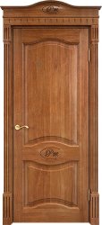 Межкомнатная дверь Д3 ПГ (Орех 10%)
