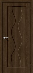Межкомнатная дверь Вираж 1 ПГ (Dark Barnwood)