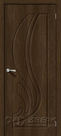 Межкомнатная дверь Лотос 1 ПГ (Dark Barnwood)