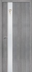 Межкомнатная дверь из экошпона Порта 51 (Grey Crosscut)
