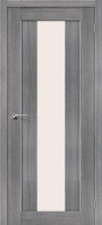 Межкомнатная дверь Порта 25 Alu (Grey Veralinga)