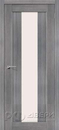 Межкомнатная дверь Порта 25 Alu (Grey Veralinga)