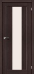 Межкомнатная дверь из экошпона Порта 25 Alu ПО (Wenge  Veralinga)