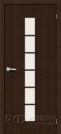 Межкомнатная дверь из экошпона Тренд-12 3D ПО (Wenge)