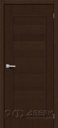 Межкомнатная дверь из экошпона Тренд-21 3D ПГ (Wenge)