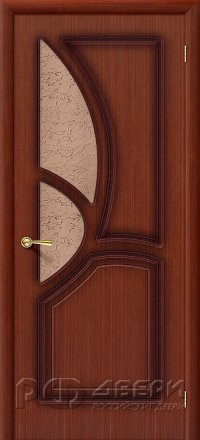 Межкомнатная дверь Греция Ф-15 ПО (Макоре/Риф)