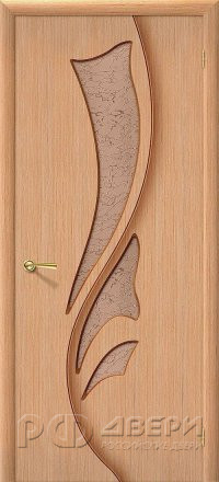 Межкомнатная дверь Эксклюзив Ф-05 ПО (Дуб/Риф)
