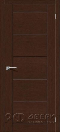 Межкомнатная шпонированная дверь Граффити-4 ПГ (Венге)