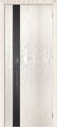 Межкомнатная дверь Лабиринт 1 ПО (Белый Ясень/Полоса)