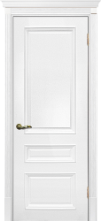 Межкомнатная дверь Смальта 06 ПГ (Белый RAL 9003)