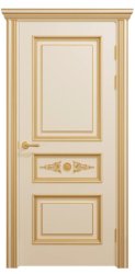 Тренто ПГ (слоновая кость RAL 9001 и патина золото)