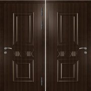 Входная деревянная дверь Лотос (Венге)