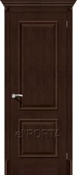 Межкомнатная дверь из экошпона Классико - 12 ПГ (Antique Oak)
